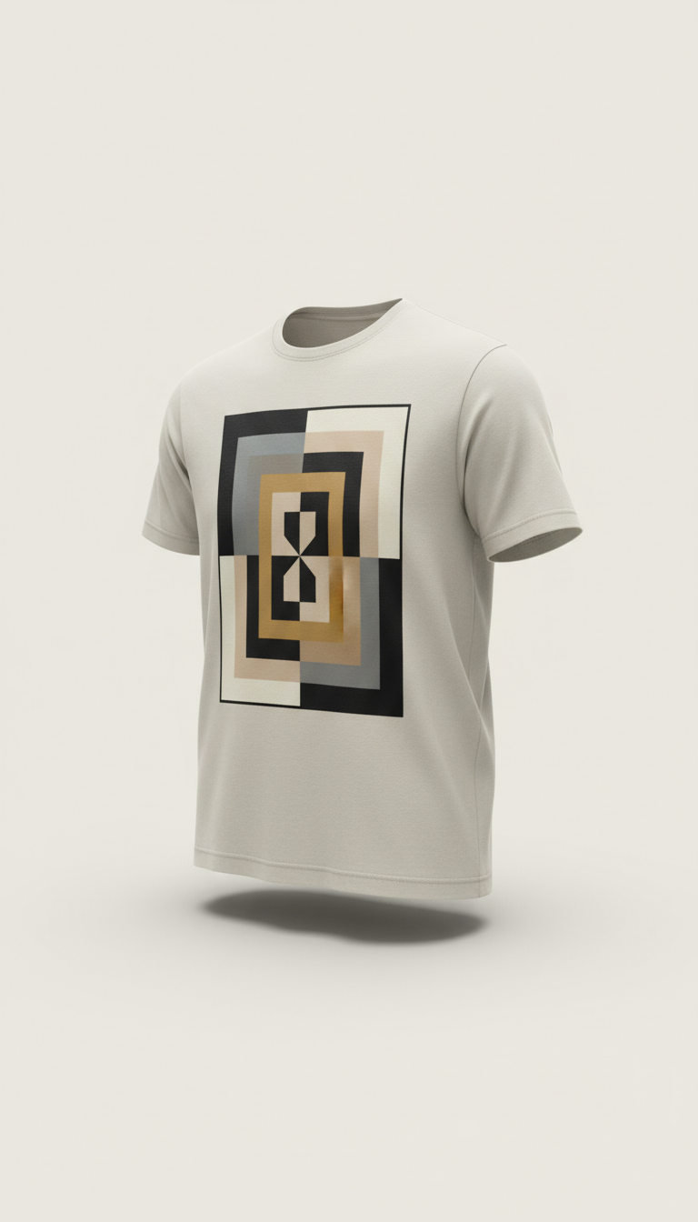 Design t-shirt typographie moderne
