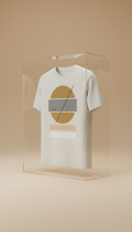 Design t-shirt abstrait minimaliste