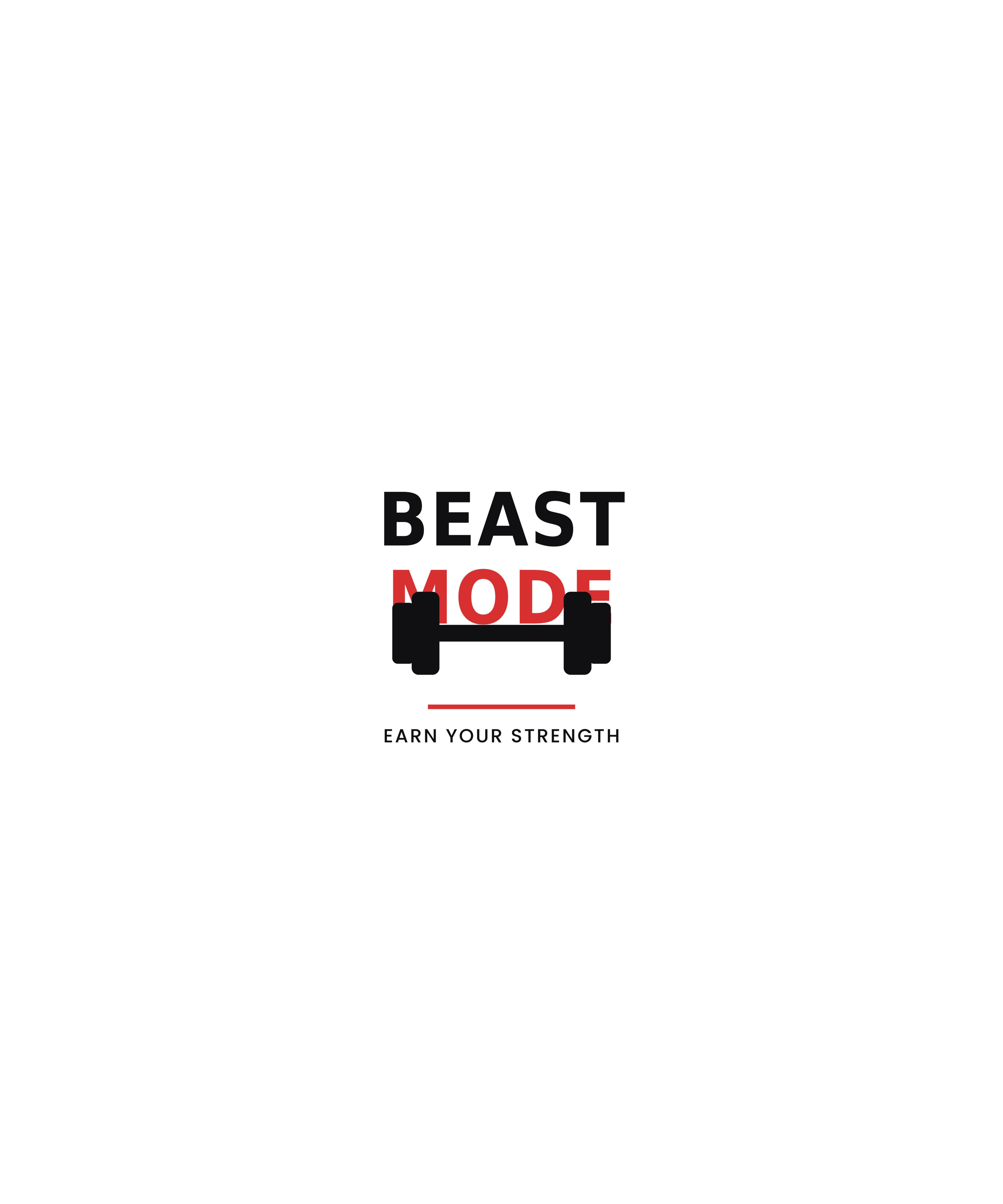 Beast Mode Gym T-Shirt Design PNG + 12-Week Workout Tracker PDF Bundle